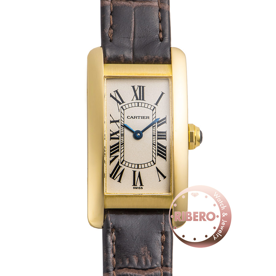 カルティエ タンクアメリカンSM W2601556 K18YG