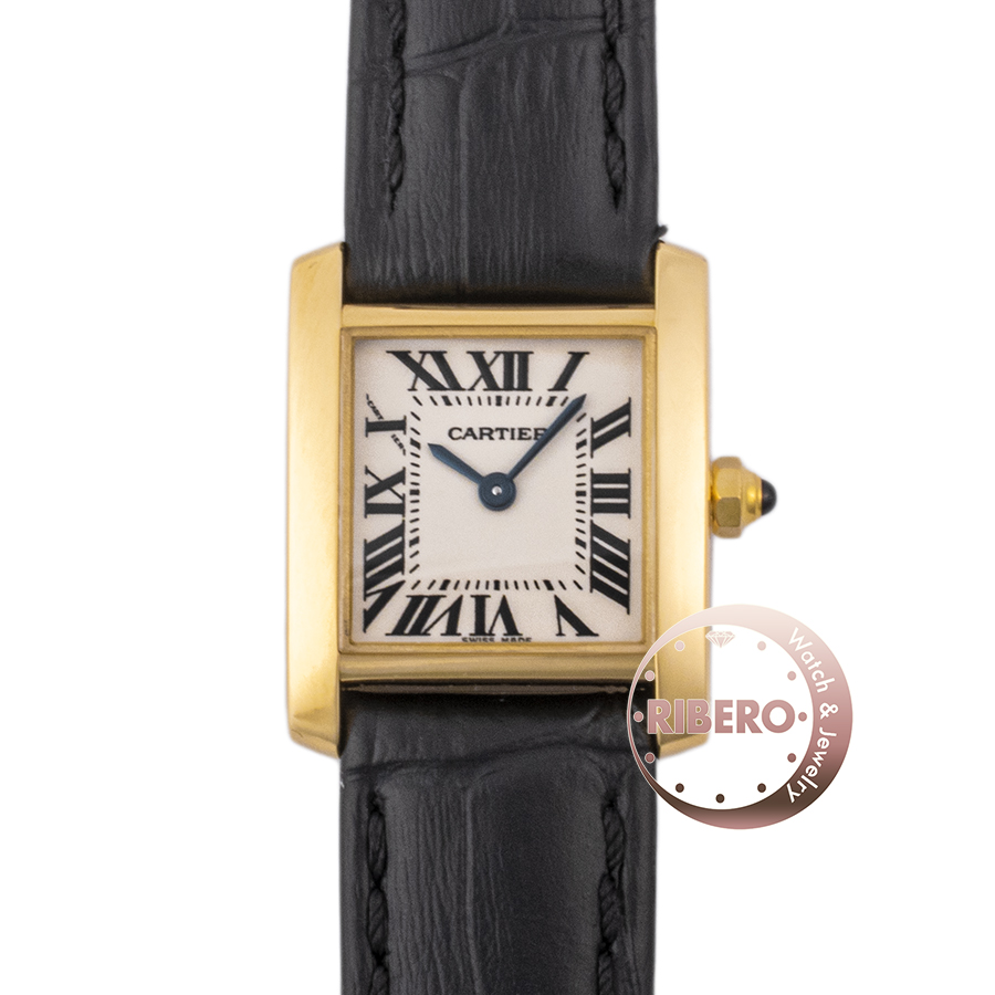 カルティエ タンクフランセーズSM K18YG