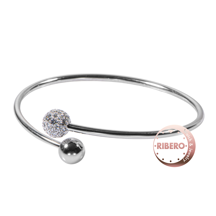 ティファニー ハードウェア ボール バイパス ブレスレット バングル