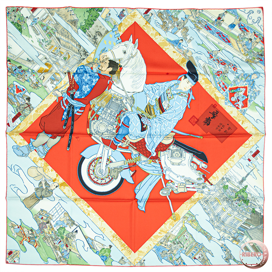 エルメス カレ90 Les Artians d’Hermes エルメスの職人たち 003335S 02 スカーフ