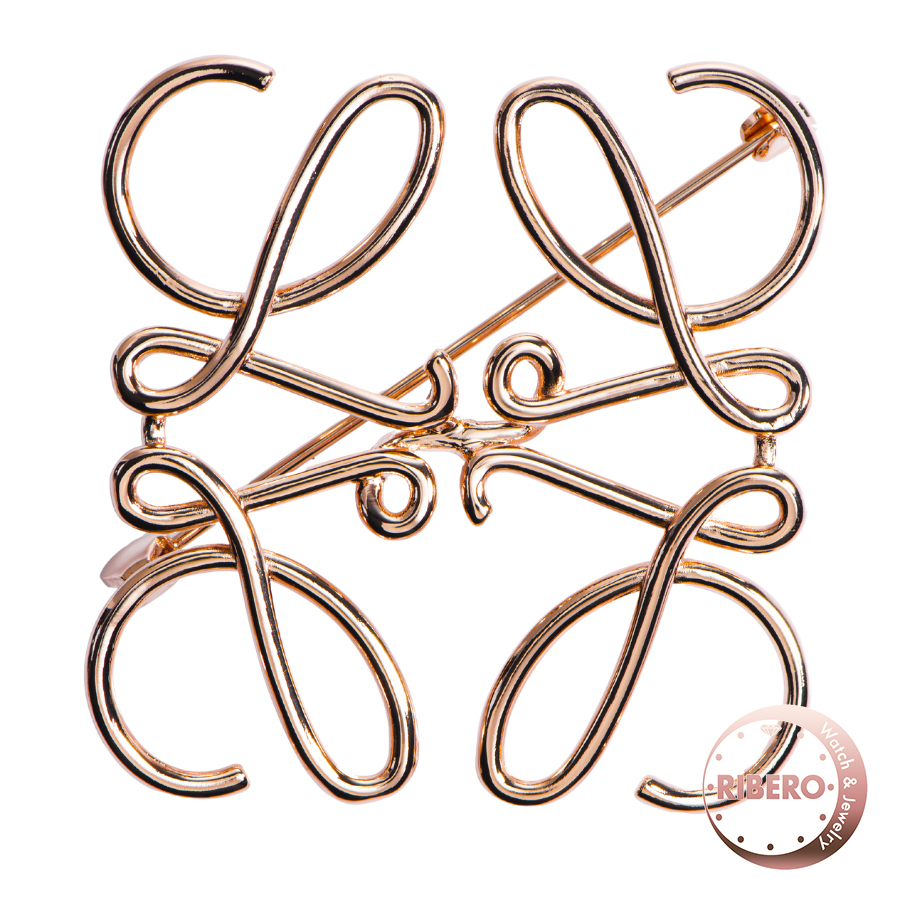 ロエベ アナグラム 111.27.027 ブローチ