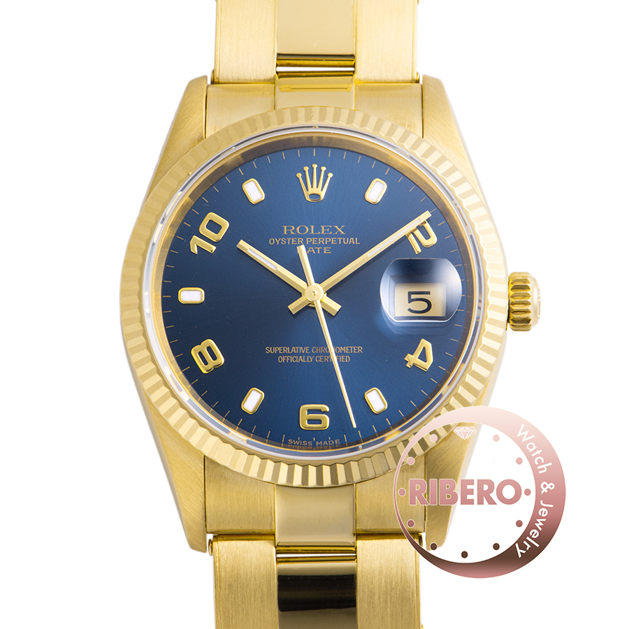 ロレックス パーペチュアルデイト 15238 P番 K18YG