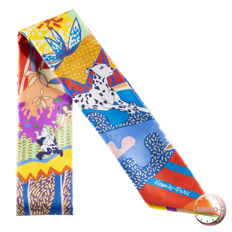 エルメス En Liberte アン リベルテ! 自由に! 063911S 06 ツイリー 2023SS スカーフ