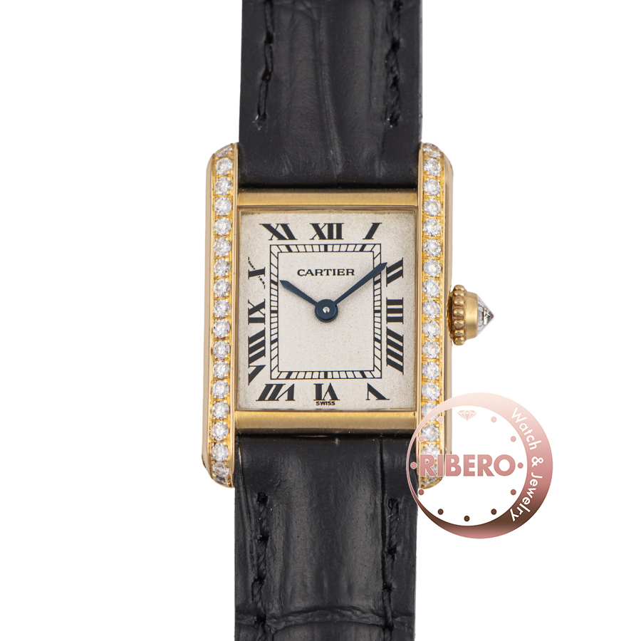 カルティエ ミニタンク WA101131 サイドダイヤ