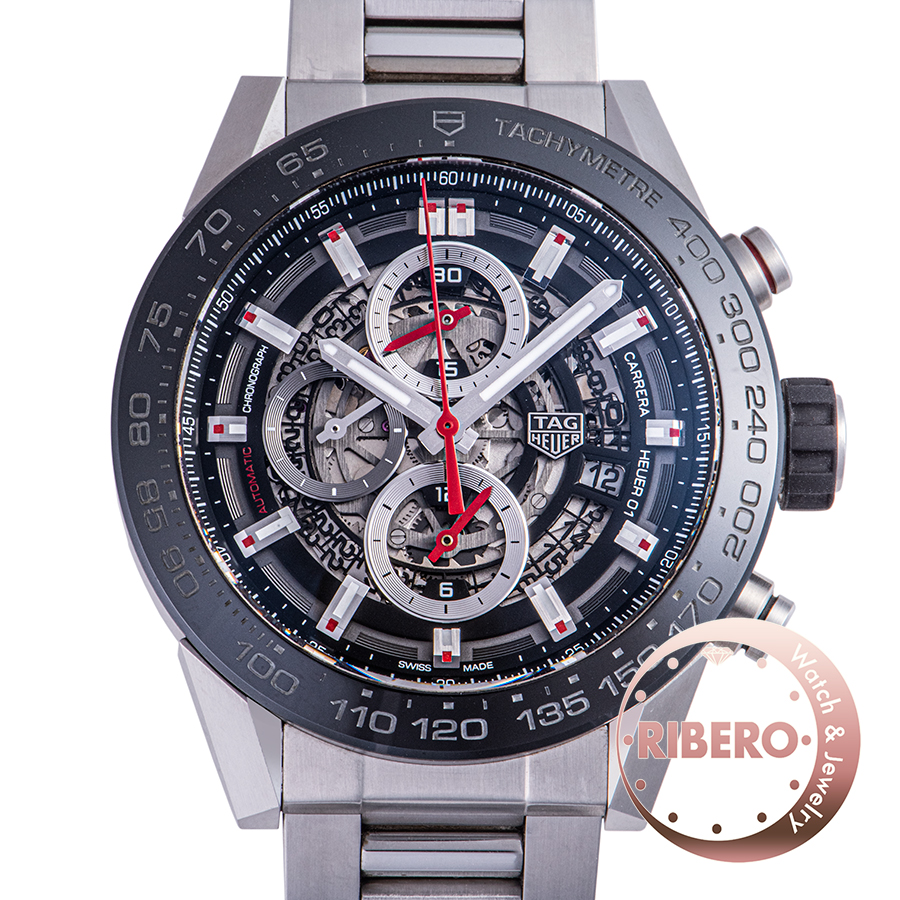 タグホイヤー カレラ キャリバー ホイヤー01 クロノグラフ CAR2A1W.BA0703