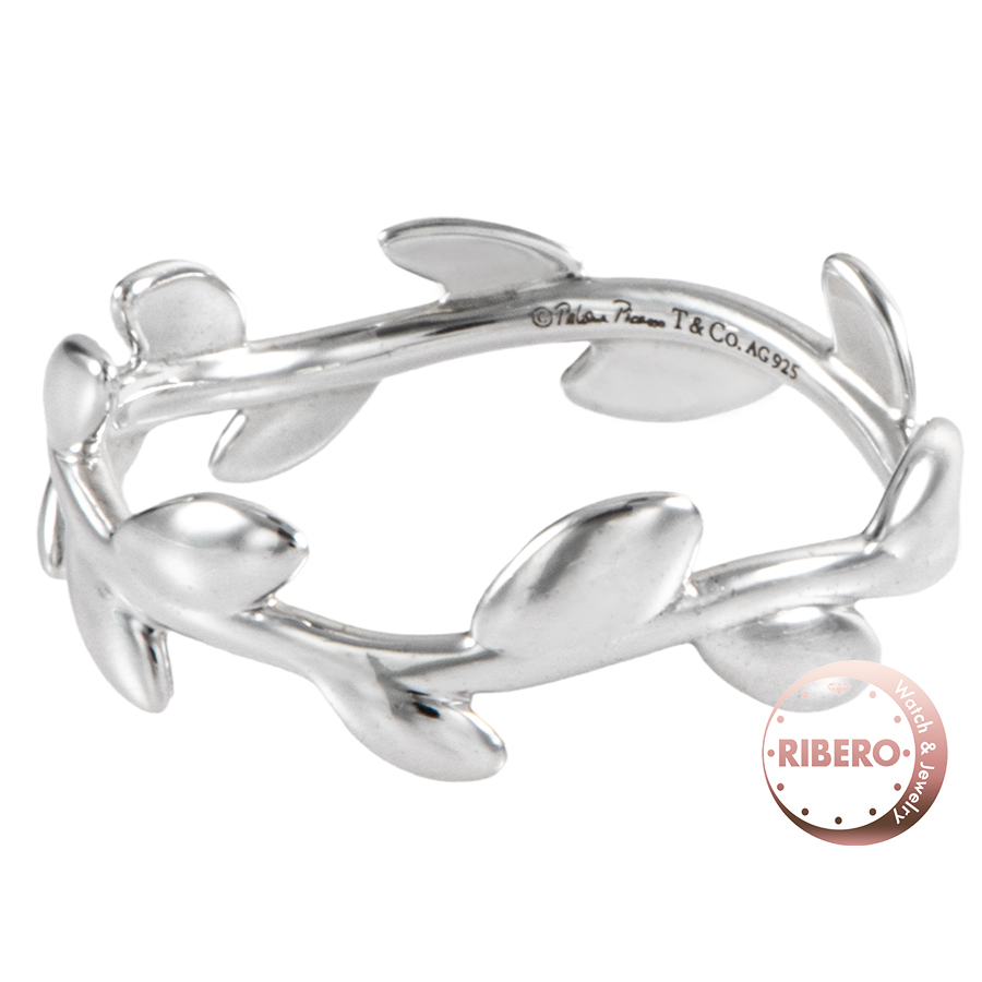 ティファニー パロマ・ピカソ オリーブ リーフ バンド リング・指輪