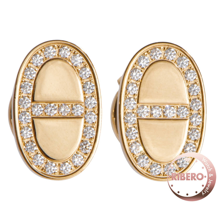 エルメス ピアス シェーヌダンクル コントゥール H122504B 00 ピアス