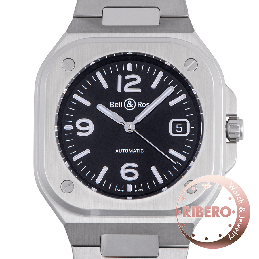 ベル＆ロス BR 05 ブラックスティール BR05A-BL-ST/SST