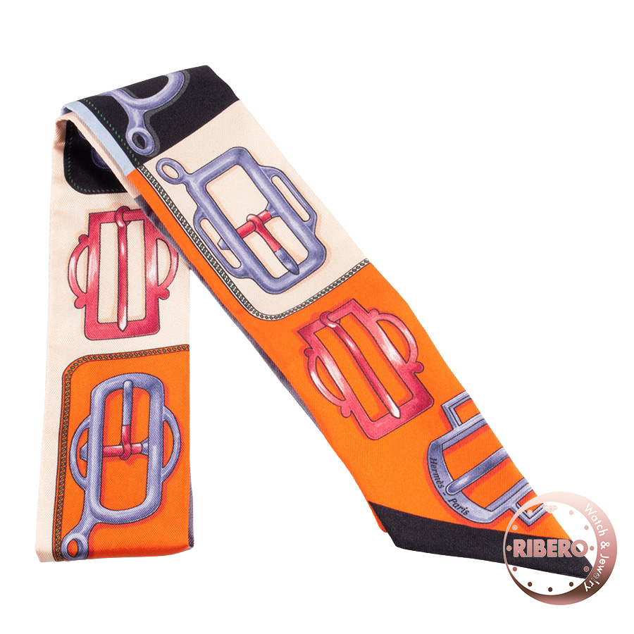 エルメス Bouclerie d Attelage アトラージュのバックル 061643S 03 ツイリー スカーフ