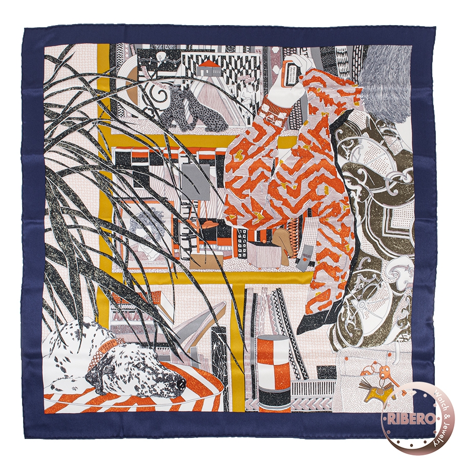 エルメス カレ70 Rendez-Vous Chez HERMES エルメスでランデヴー 983781S 09 スカーフ