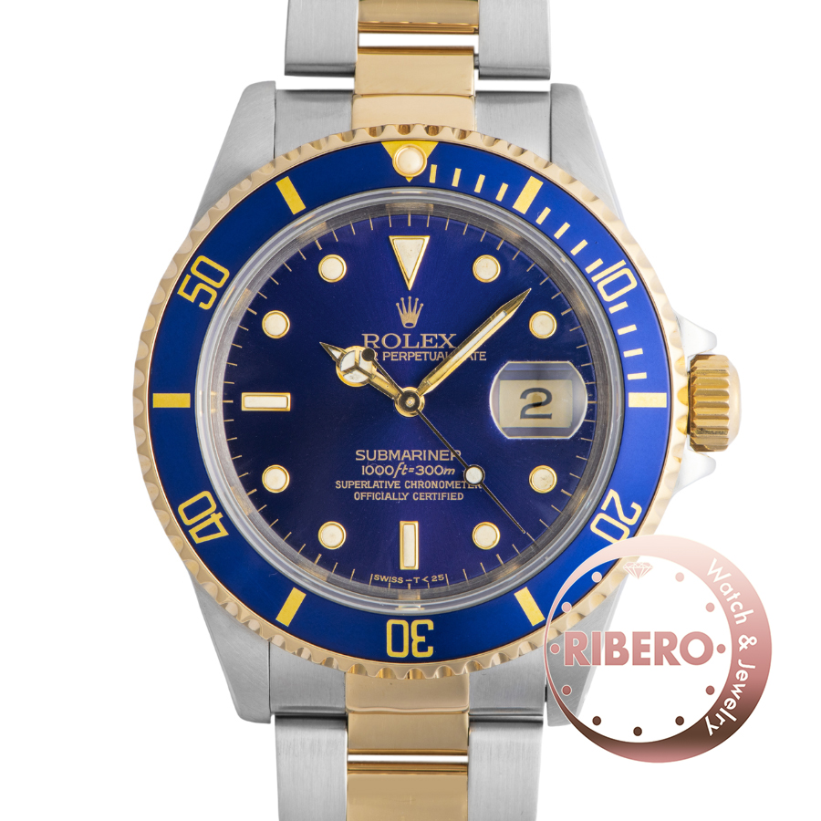 ロレックス サブマリーナデイト 16613 E番 ヴァイオレット Tritium