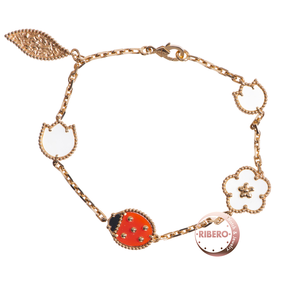 ヴァンクリーフ＆アーペル ラッキー スプリング 5 モチーフ VCARP7RR00 ブレスレット