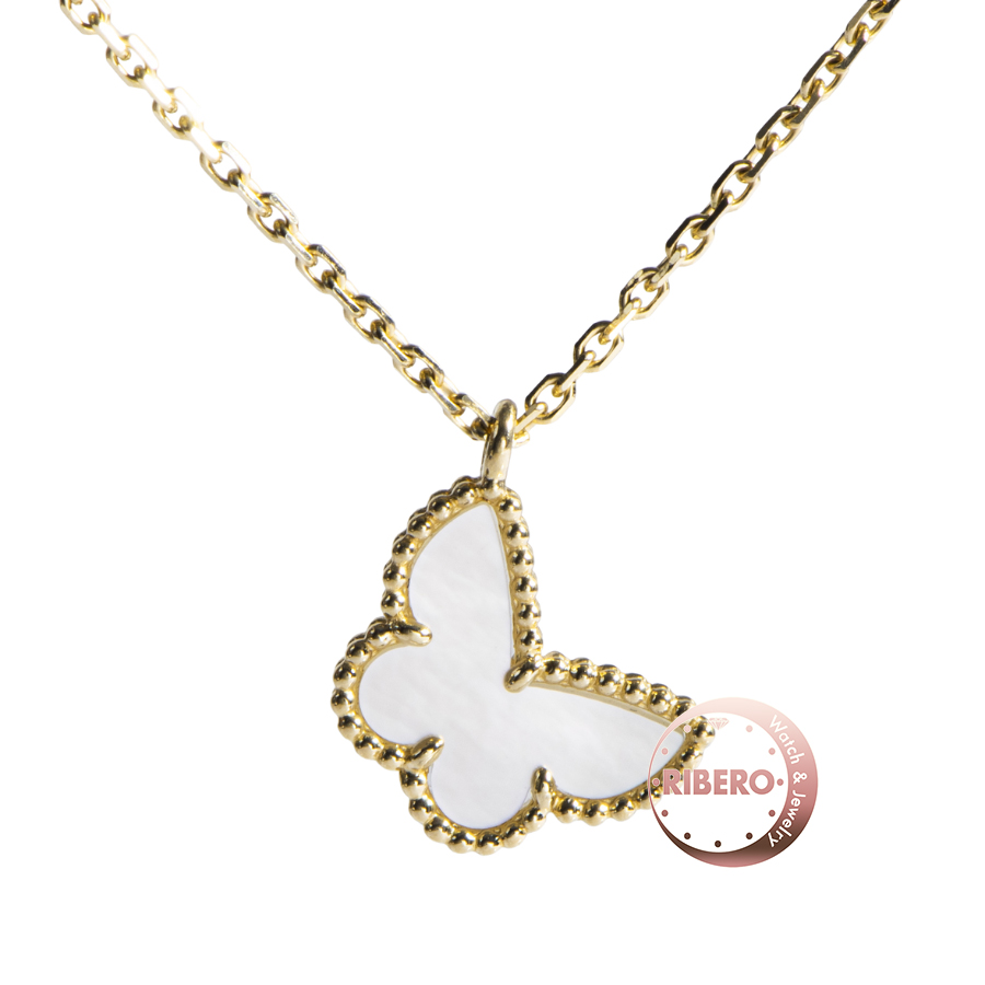 ヴァンクリーフ＆アーペル スウィート アルハンブラ パピヨン ペンダント VCARF69300 ネックレス バタフライ 蝶