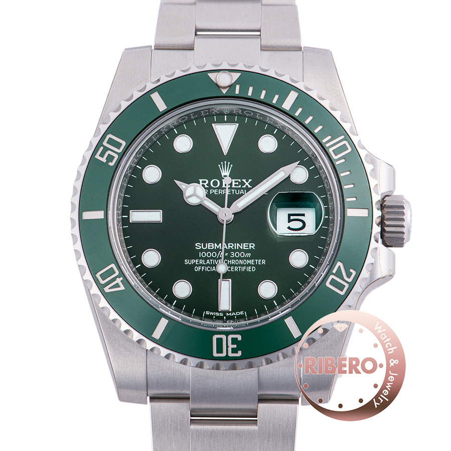 ロレックス グリーンサブマリーナ 116610LV