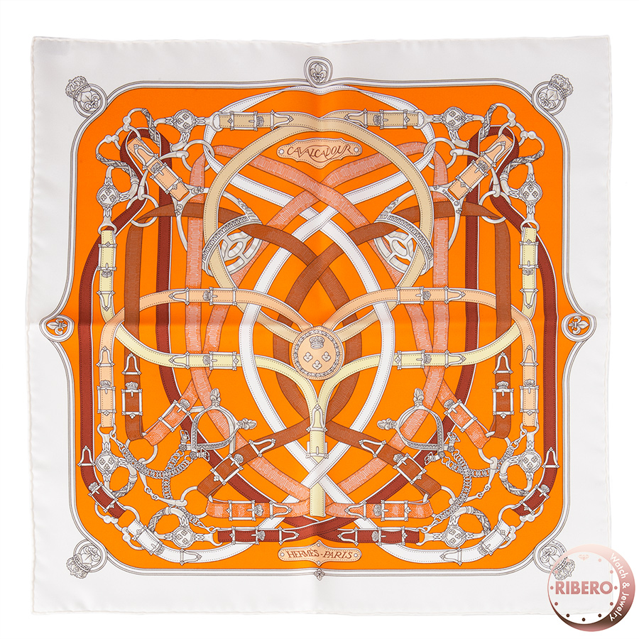 エルメス Cavalcadour カヴァルカドゥール スカーフ ガヴロッシュ　カレ45
