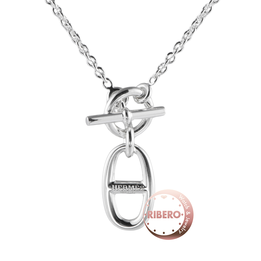 エルメス Chane d'ancre シェーヌダンクル アミュレット ペンダント ネックレス