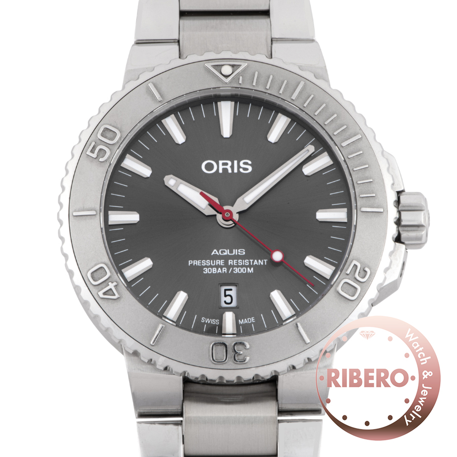 オリス アクイスデイト レリーフ 01 733 7730 4153