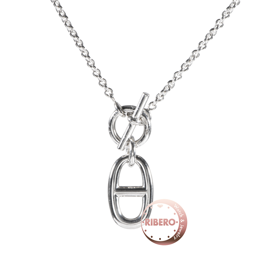 エルメス Chane d'ancre シェーヌダンクル アミュレット ペンダント ネックレス