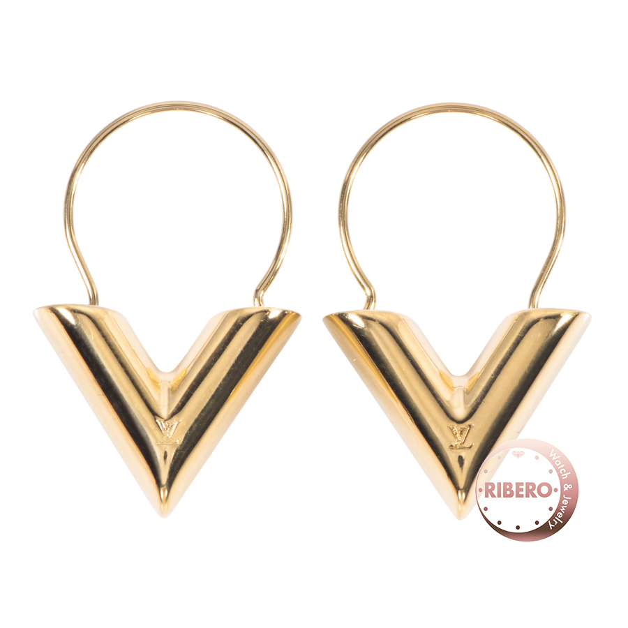 ルイ・ヴィトン フープイヤリング・エセンシャルV M61088 ピアス