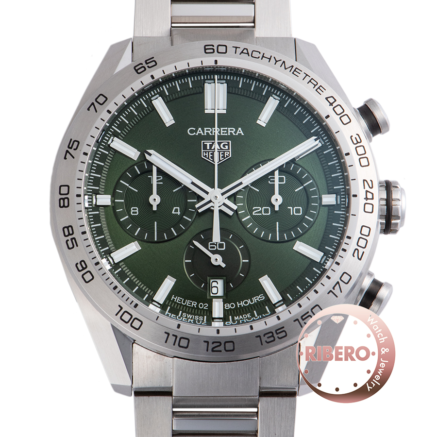 タグホイヤー カレラ キャリバー ホイヤー02 スポーツクロノグラフ CBN2A10.BA0643