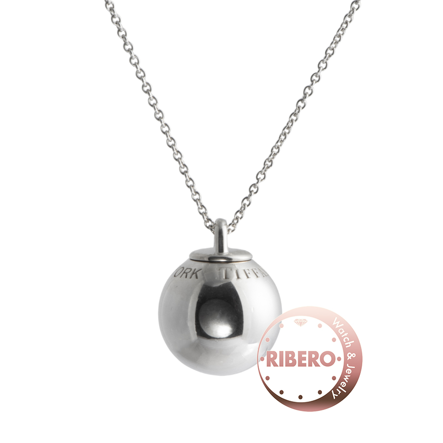 ティファニー ハードウェア ボール ペンダント ロング ネックレス