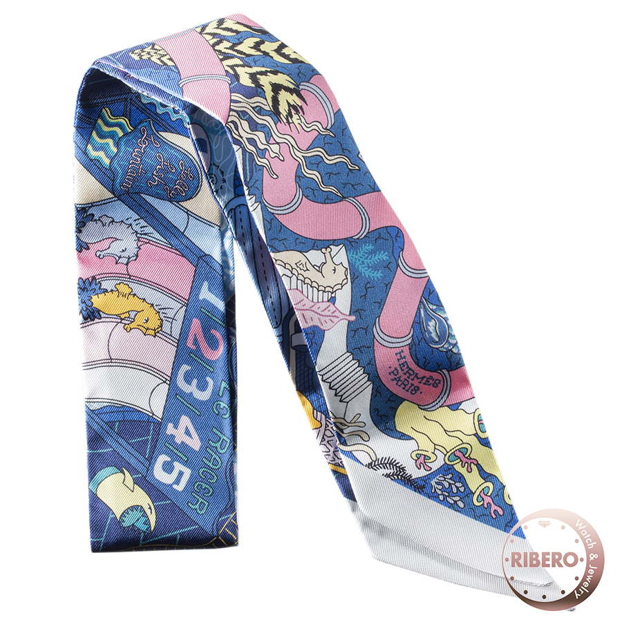 エルメス Splash Park スプラッシュパーク 063806S 06 ツイリー スカーフ  2024SS