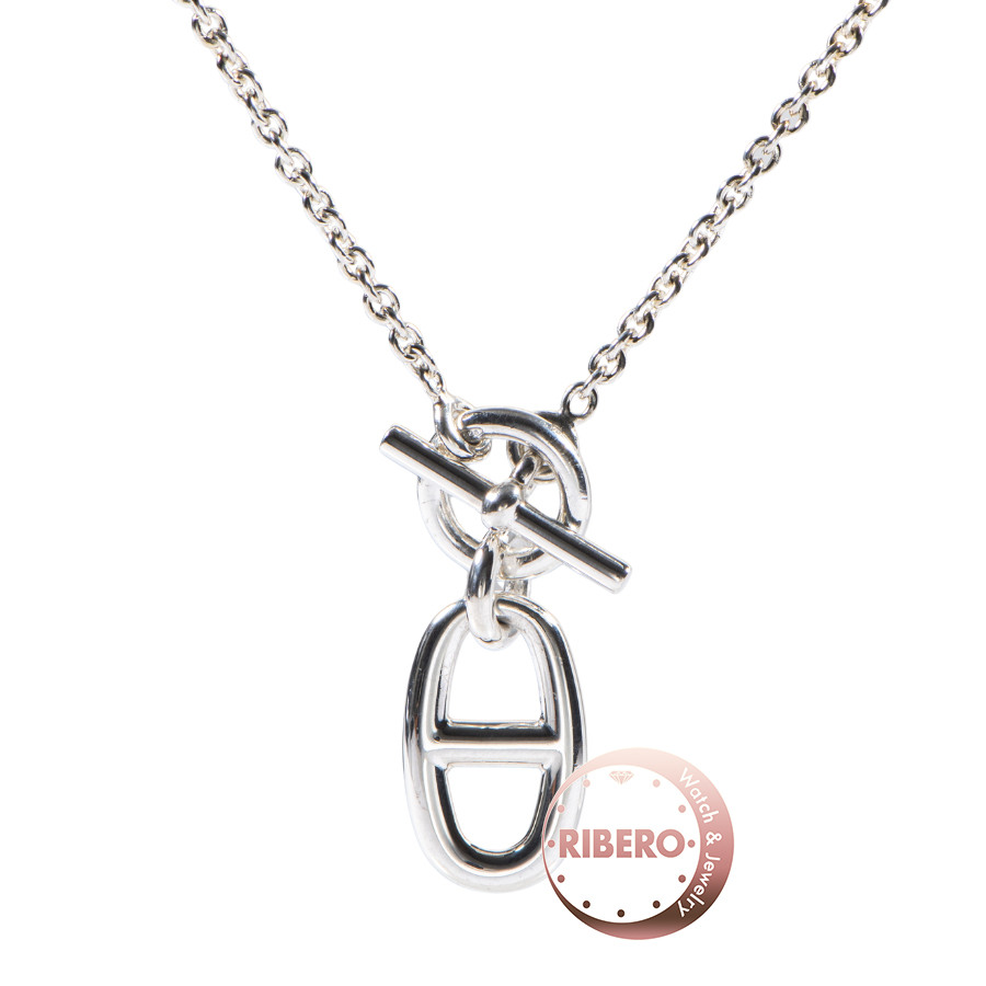 エルメス Chane d'ancre シェーヌダンクル アミュレット ペンダント ネックレス