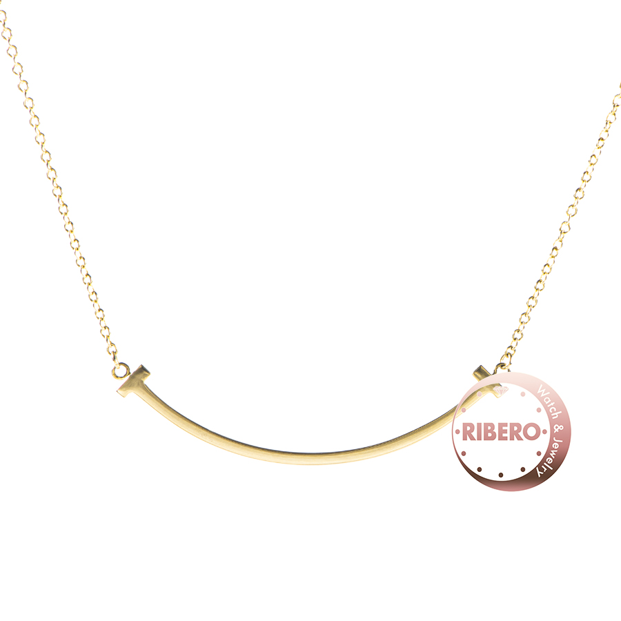 ティファニー Tスマイル ペンダント スモール ネックレス