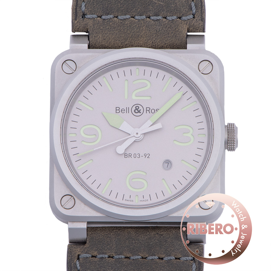 ベル＆ロス BR03-92 HOROLUM BR03-92-GR-ST/SCA
