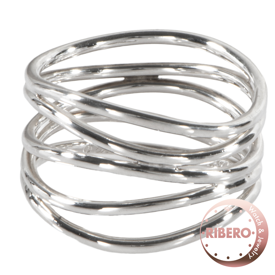 ティファニー エルサ ペレッティ ウェーブ 5ロウ リング・指輪