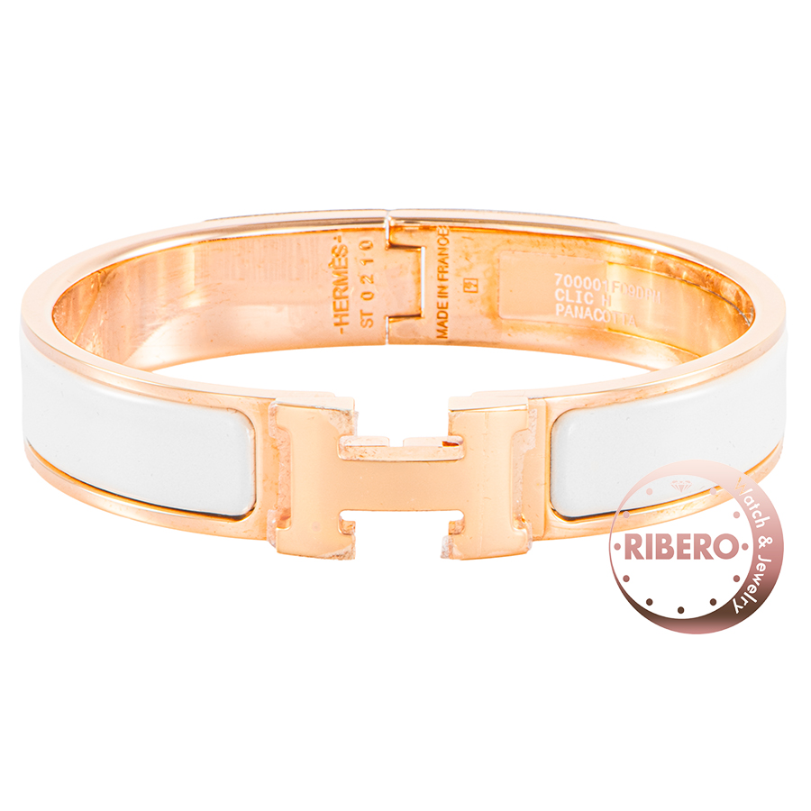 エルメス エナメルブレスレット クリックH  CLIC BRACELET H700001FO9DPM バングル