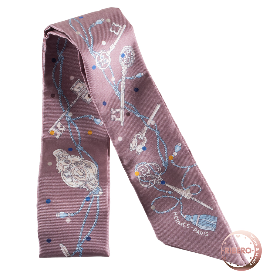 エルメス Les Cles a Pois レ・クレ・ア・ポア 063871S 01 ツイリー 2022SS スカーフ