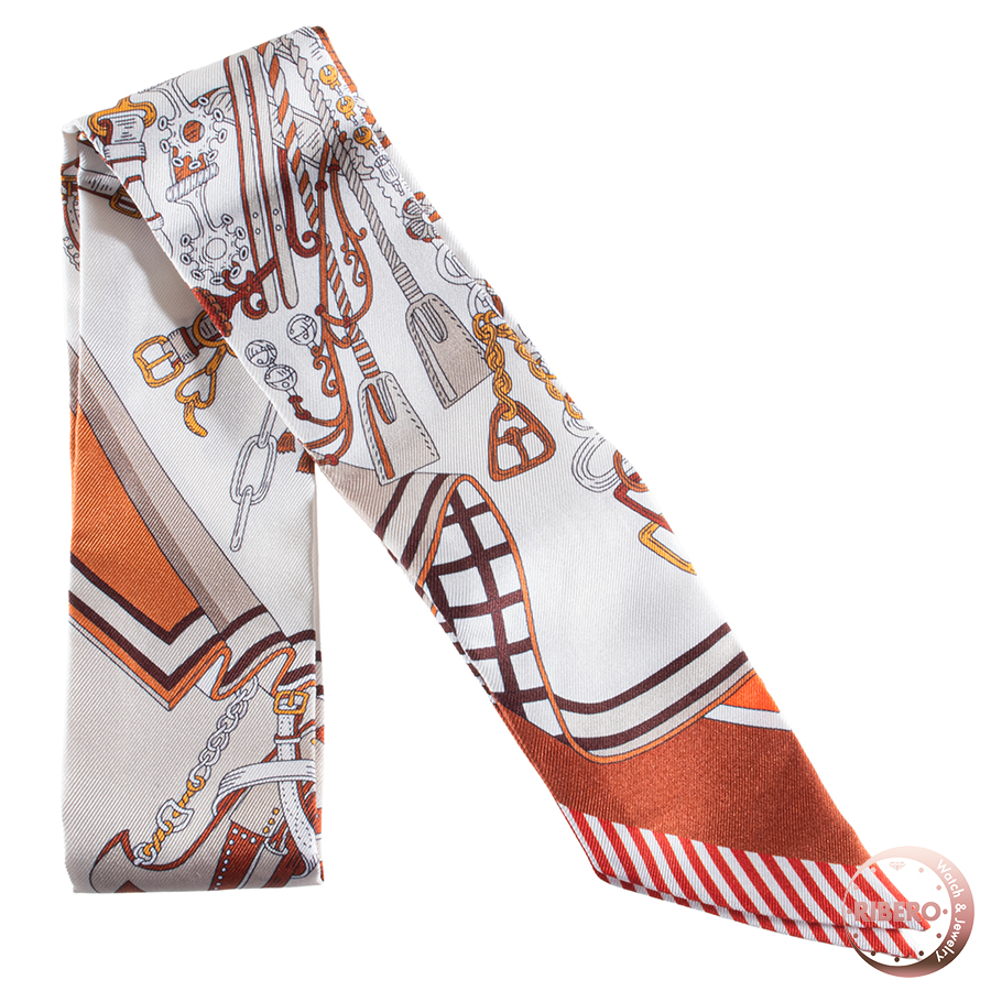 エルメス Bouquets Sellier 鞍職人の花束 062842S 07 ツイリー 2025SS スカーフ