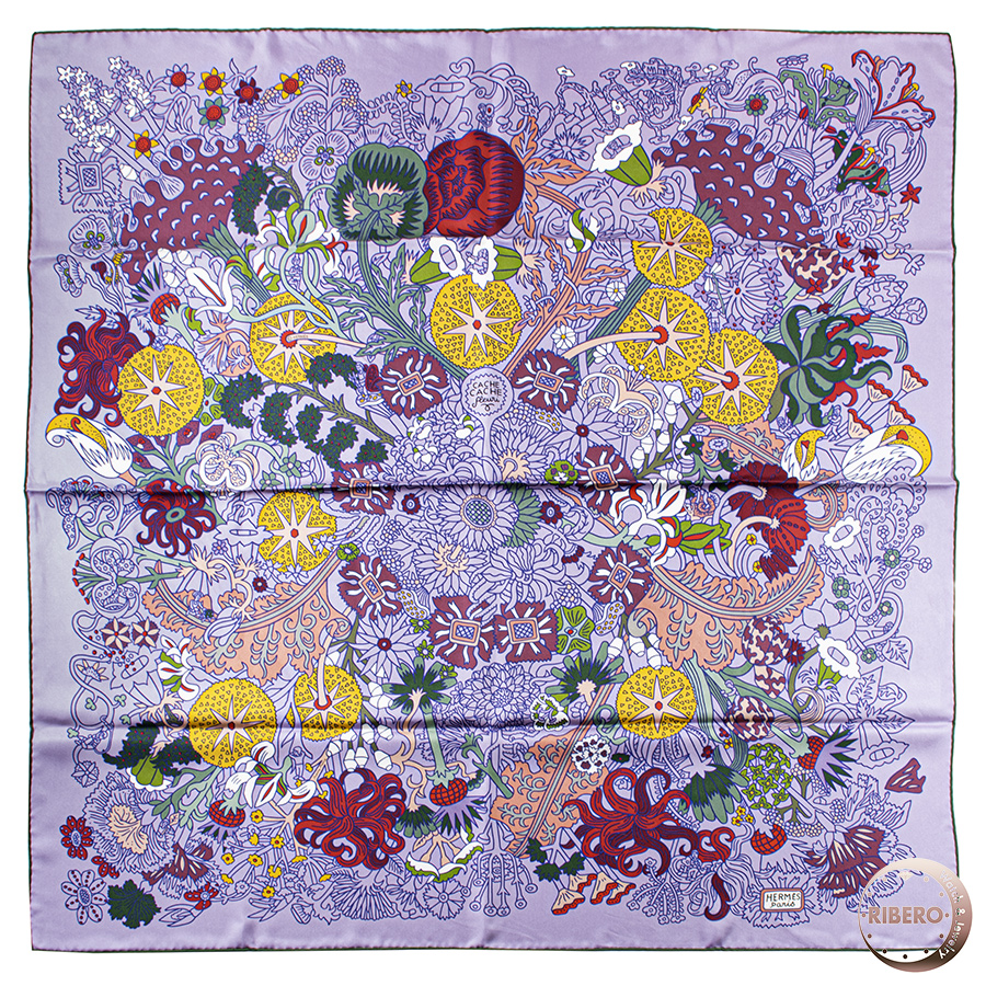 エルメス Cache Cache Fleuri(カシュ・カシュ・フルリ) 003221S 11 スカーフ