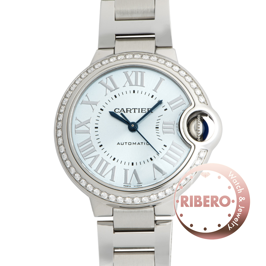 カルティエ バロンブルーMM W4BB0028