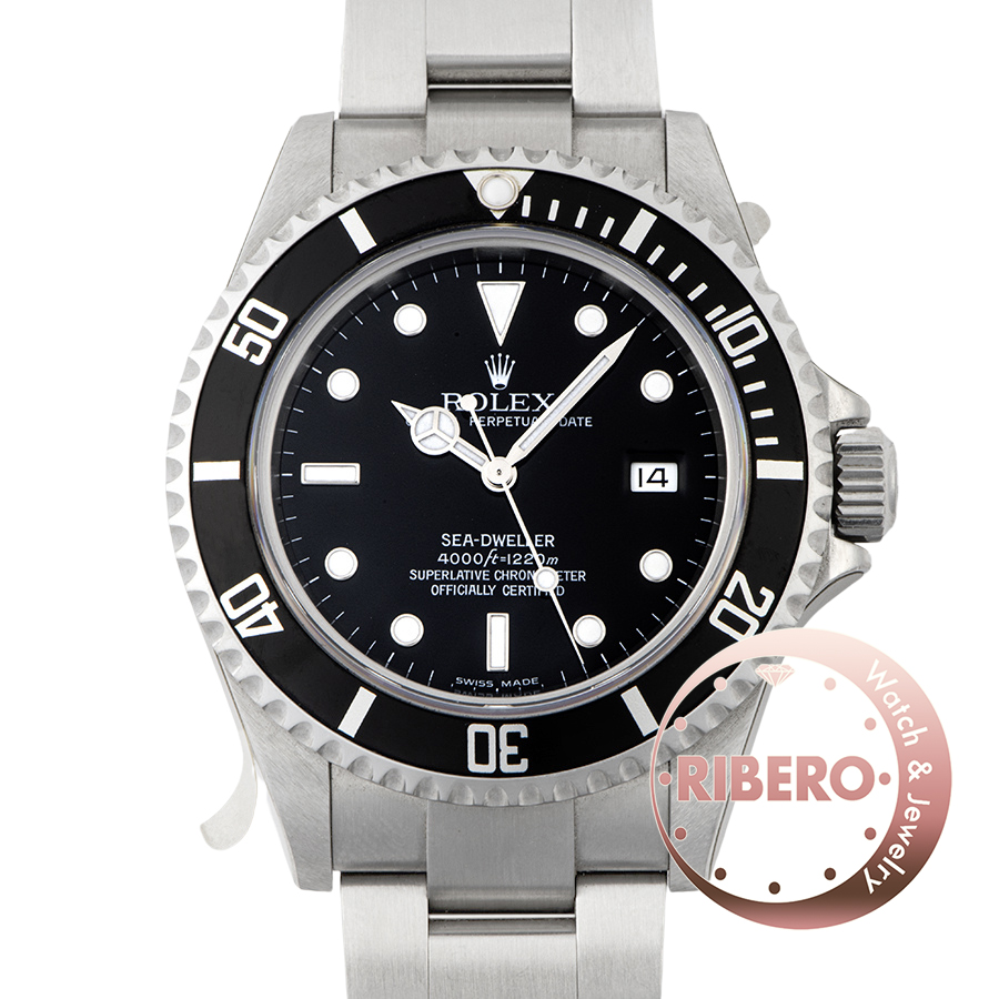 ロレックス シードゥエラー 16600 F番 ノンポリッシュ シール付き