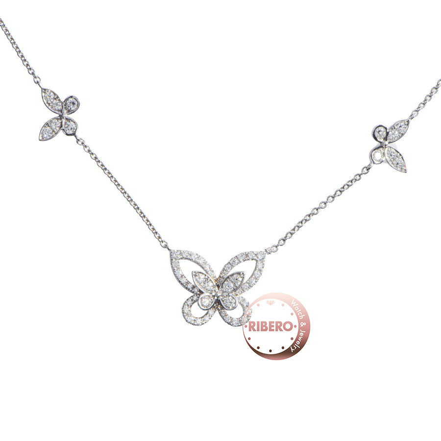 グラフ マルチ バタフライ シルエット ダイヤモンド ペンダント RGP746 ネックレス