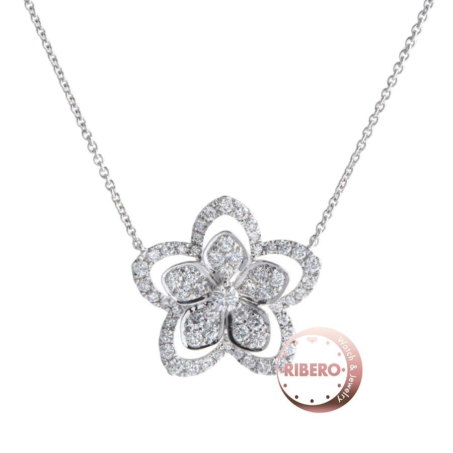 グラフ ワイルドフラワー ラージ ダイヤモド ペンダント RGP774 ネックレス