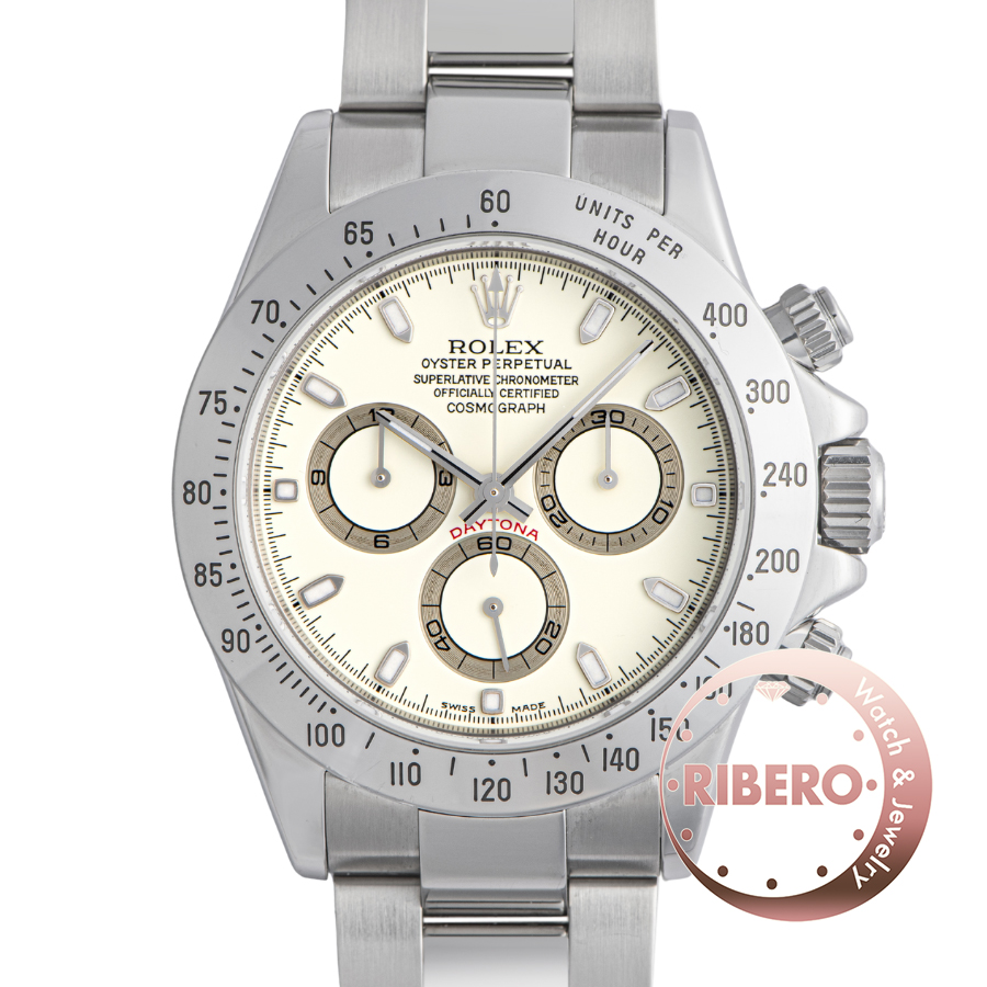 ロレックス デイトナ 116520 P番 アイボリー