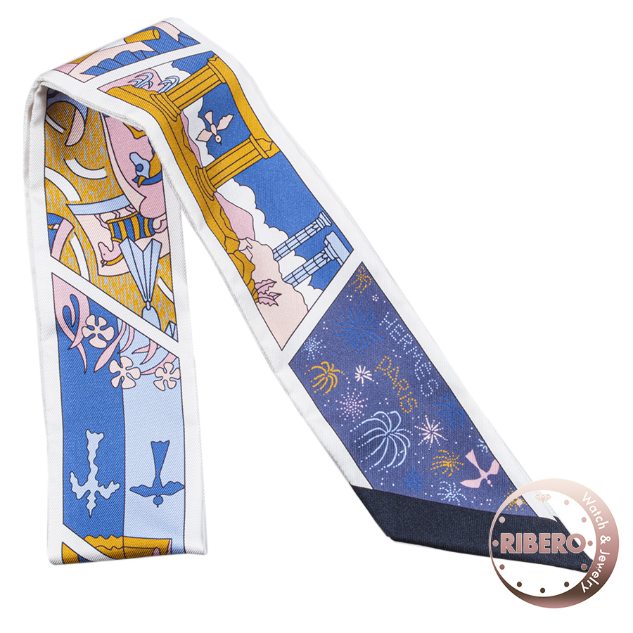 エルメス HERMES Factory Suite エルメスファクトリースーツ 063975S 09 ツイリー スカーフ 2023SS