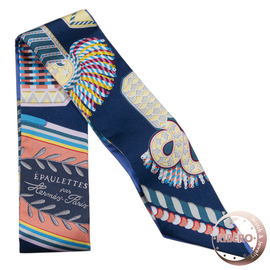 エルメス Epaulettes de Gala 式典肩章 063983S 04 ツイリー 2023AW スカーフ