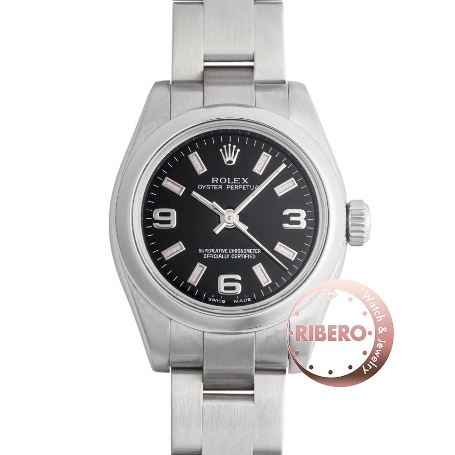 ロレックス オイスターパーペチュアル 176200 ランダム ピンクバー