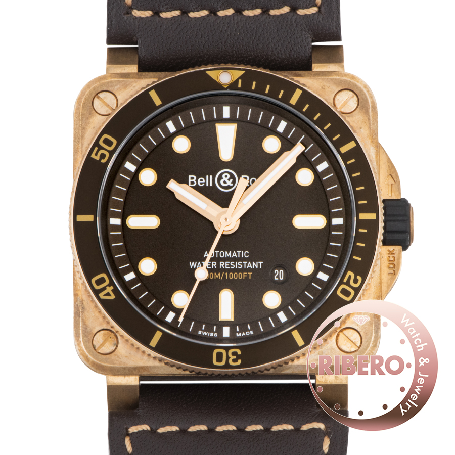 ベル＆ロス BR 03-92 DIVER BROWN BRONZE BR0392-D-BR-BR/SCA 世界999本限定
