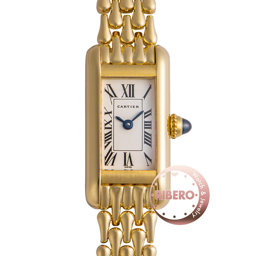 カルティエ タンクアロンジェ W15007K3 K18YG