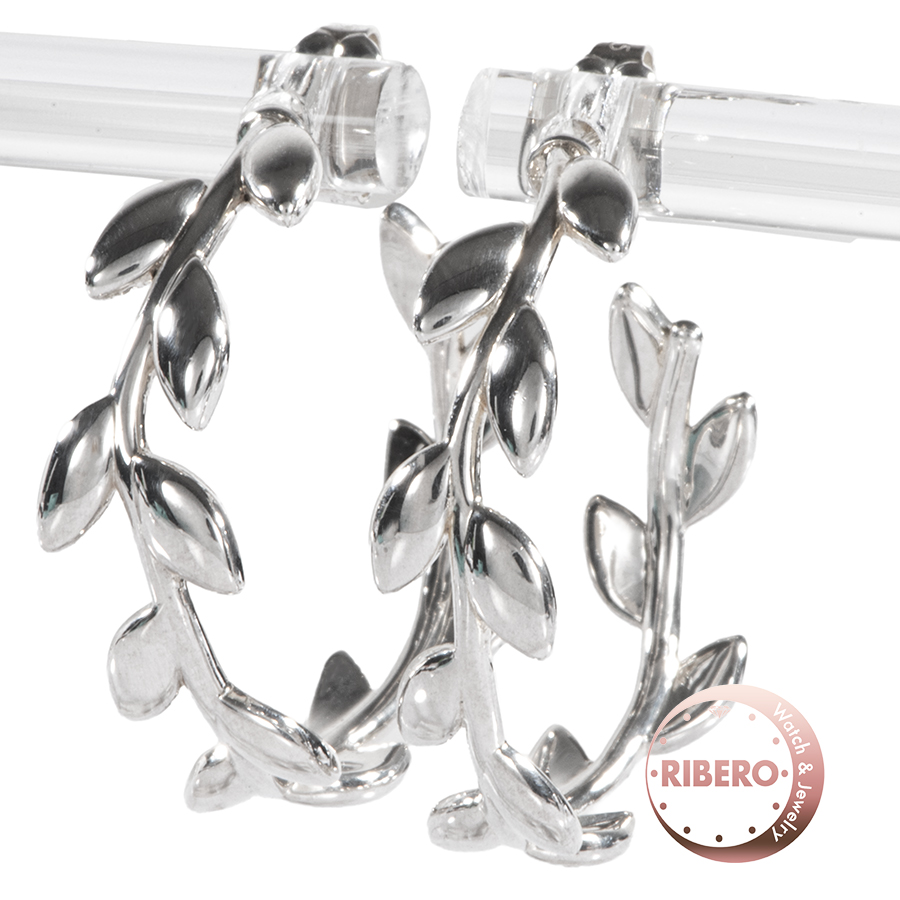 ティファニー パロマ・ピカソ オリーブ リーフ フープ ピアス