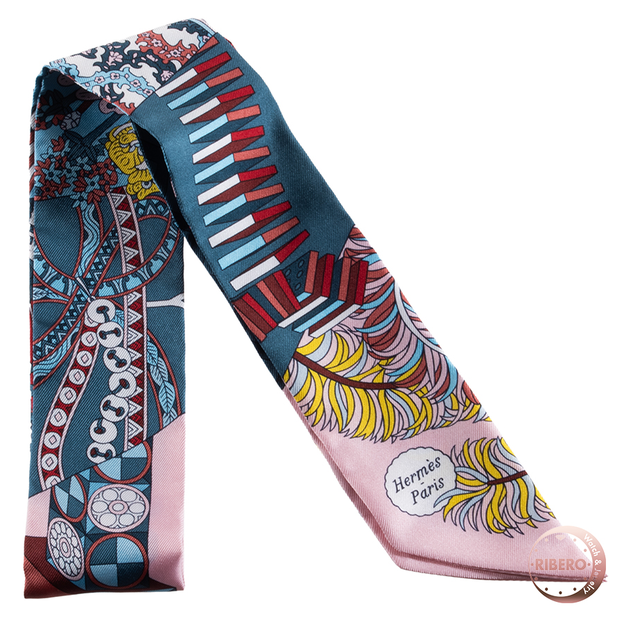 エルメス De l'Ombrelle aux Duels Vieux 杖傘と決闘 063464S 01 ツイリー スカーフ