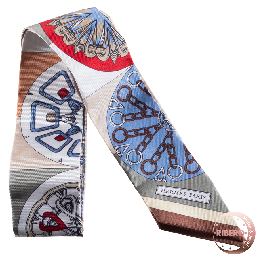 エルメス L'EFFET KALEIDOSCOPE カレイドスコープ エフェクト 063800S 10 ツイリー スカーフ