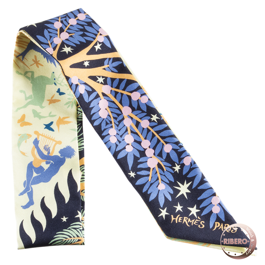 エルメス Sous le Charme d'Orphee オルフェウスの魅力に誘われて 063702S 06 ツイリー 2022AW　スカーフ