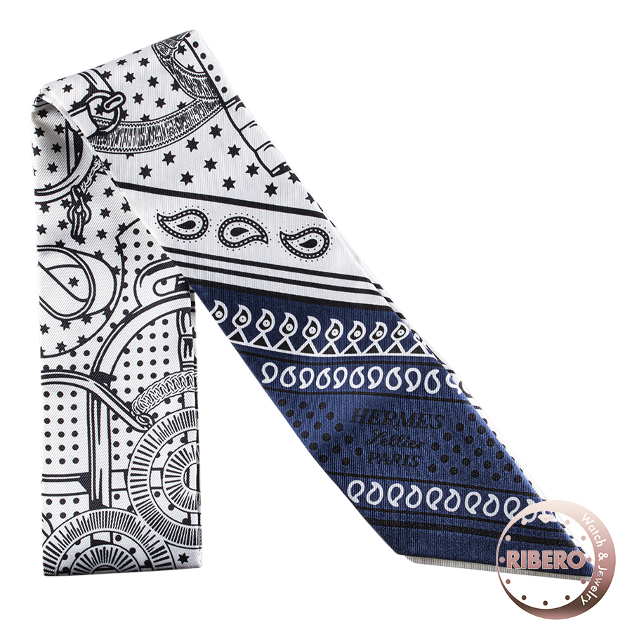 エルメス Eperon d'Or Bandana エプロン ドール バンダナ 062978S 06 ツイリー スカーフ 　2024SS