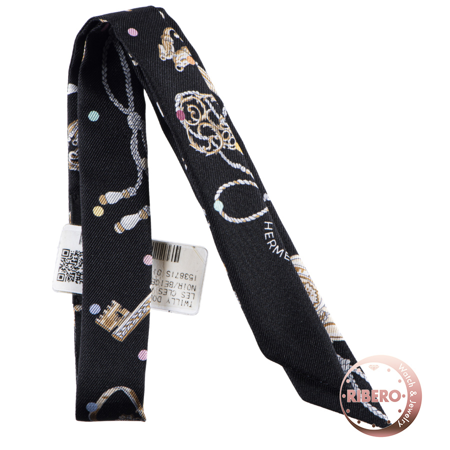 エルメス ツイリードール Les Cles a Pois レ クレ ア ポア 153871S 01 ツイリー